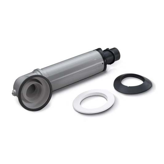 Worcester Standard Telescopic Horizontal Flue - 350mm - 570mm - Silver - 7738112869
