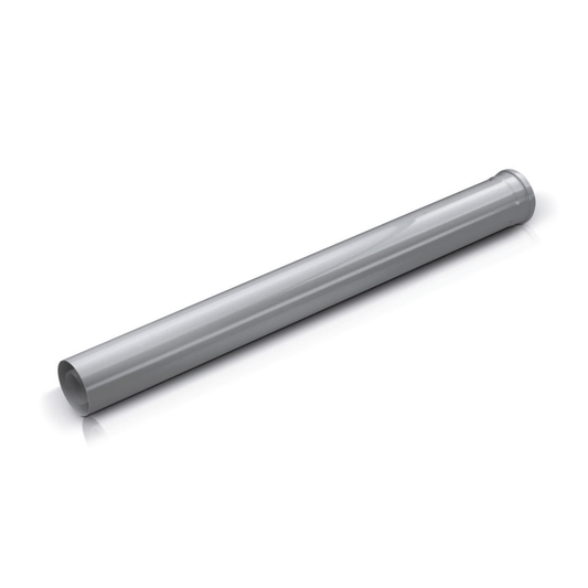 Worcester Flue Extension - 960mm - Silver - 7738112871