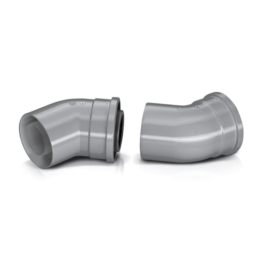 Worcester 45 Degree Flue Bend - Silver - 7738112875