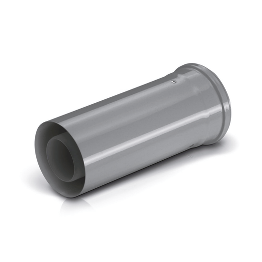 Worcester Short Flue Extension - 220mm - Silver - 7738112873