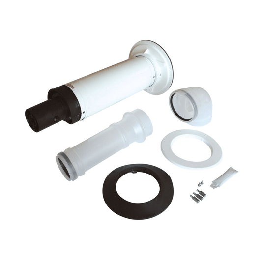 Worcester 8000 F Telescopic Horizontal Flue Kit - 60/100 - 350mm - 570mm - 7724001996