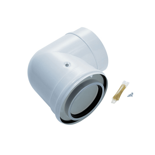Worcester Oilfit 90 Degree Flue Bend - 100/150 - 7716190046