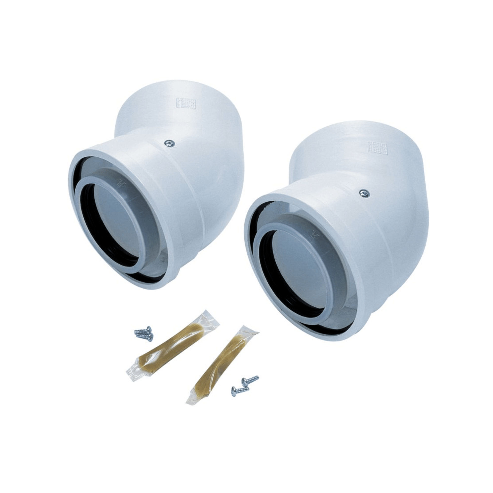 Worcester Oilfit 45 Degree Flue Bends - Pair - 80/125 - 7716190035