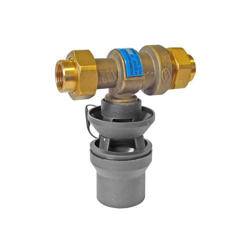 Watts Type CA Plain Brass & Air Gap Backflow Preventer - 1/2" - 30115E