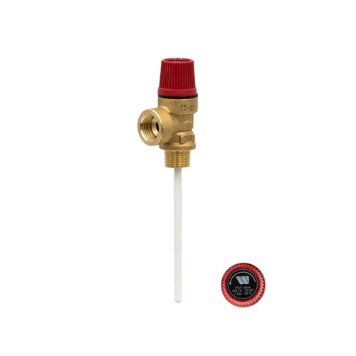 Watts Fully Automatic Pressure & Temperature Relief Valves - 7 Bar - 1/2" M x F - 68403