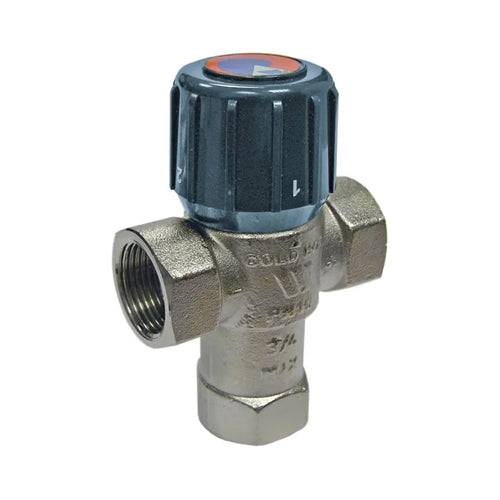 Watts Aquamix Type 63C Solar Mixing Valve for Radiant Panel Systems - 1" FBSP x FBSP - 6311C1