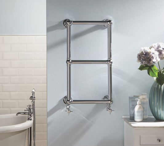 Aldworth Towel Radiator - 700mm x 500mm - Chrome