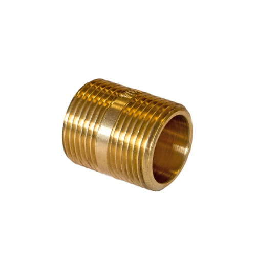 Brass - Barrel Nipple - 1/4"
