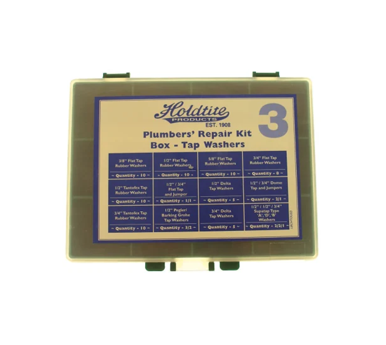 Plumbers Repair Box - No. 3 - Tap Washers