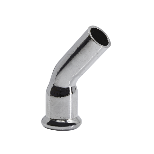 Chrome Copper Water - M-Profile - Press Fit - Obtuse Street Bend - 15mm