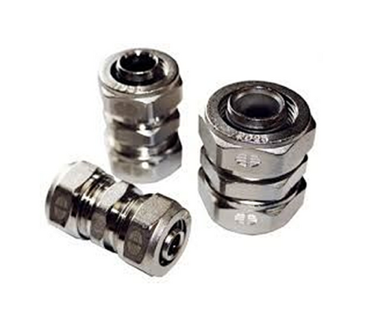 NovaTherm Equal Straight Union NF1 Compression Fittings (Pack of 10) - 16mm - NF1-S1216x1216 C