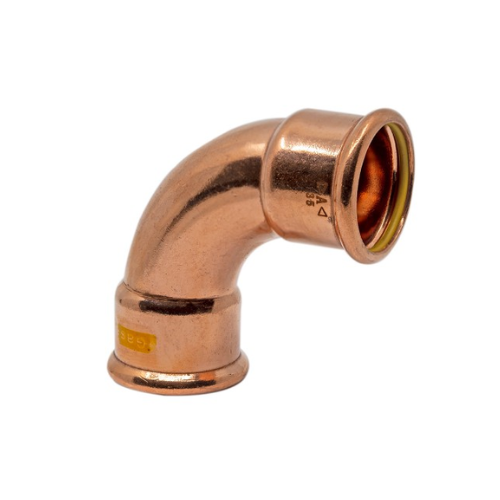 Copper Gas - M-Profile - Press Fit - Equal Elbow - 22mm