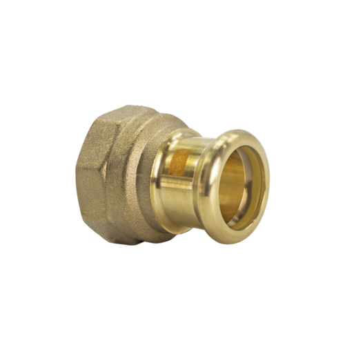 Copper Gas - M-Profile - Press Fit - Female Iron Coupling - 15mm x 3/4"