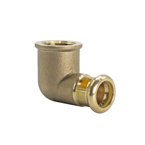 Copper Gas - M-Profile - Press Fit - Female Iron Elbow - 15mm x 1/2"