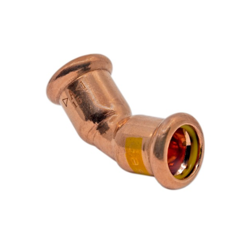 Copper Gas - M-Profile - Press Fit - Obtuse Bend - 35mm
