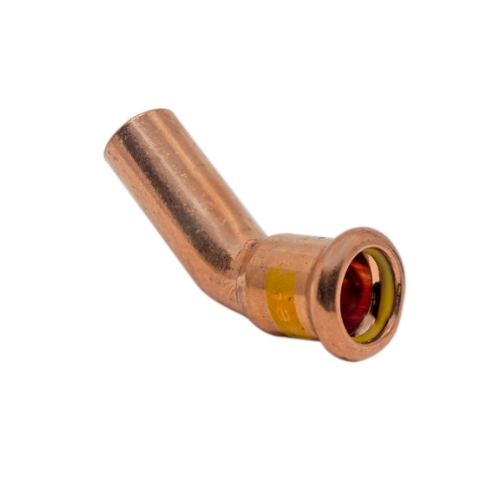 Copper Gas - M-Profile - Press Fit - Obtuse Street Bend - 54mm