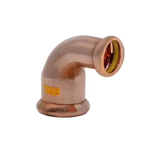 Copper Gas - M-Profile - Press Fit - Reducing Elbow - 22mm x 15mm