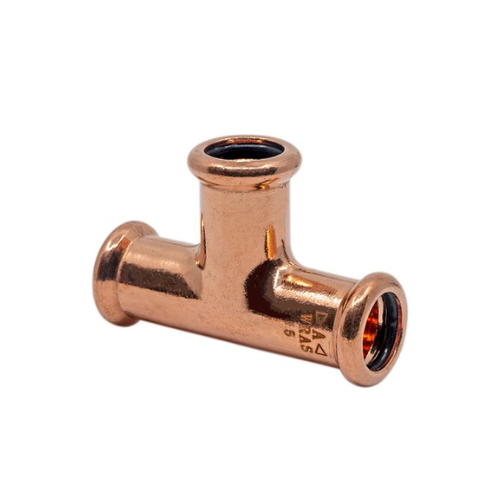 Copper Water - M-Profile - Press Fit - Equal Tee - 54mm
