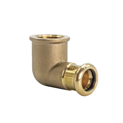 Copper Water - M-Profile - Press Fit - Female Iron Elbow - 15mm x 1/2"