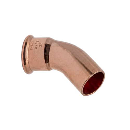 Copper Water - M-Profile - Press Fit - Obtuse Street Bend - 22mm