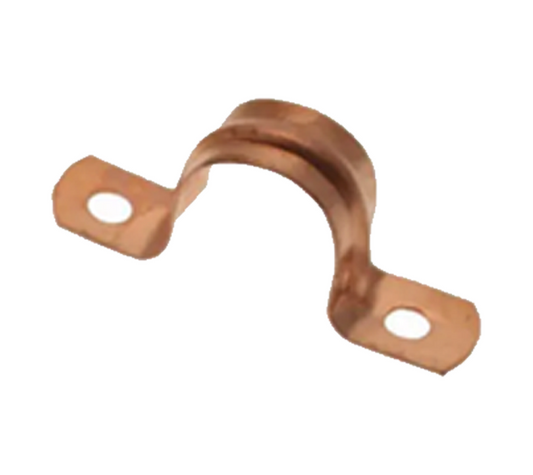 Copper Saddle Clips - 28mm