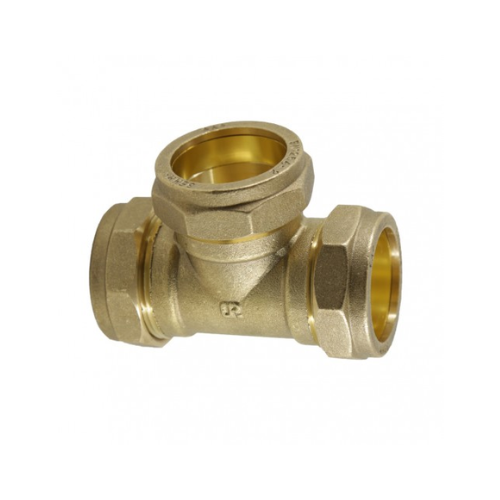 DZR Compression - Equal Tee - 15mm