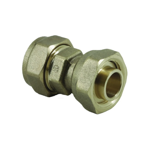 DZR Compression - Straight Tap Connector - 15mm x 1/2"