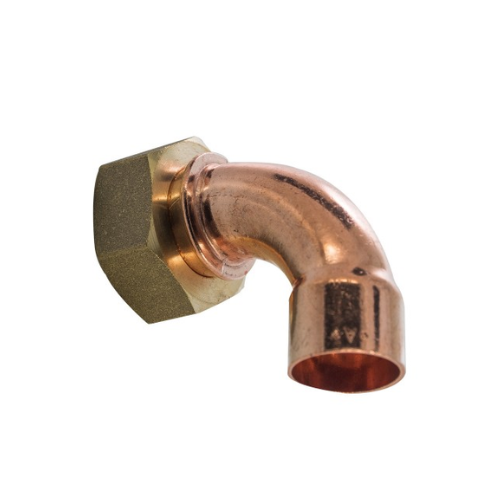 End Feed - Bent Cylinder Union - 22mm x 1"