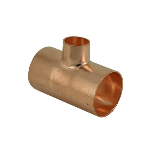 End Feed - Branch Reducing Tee - 76mm x 76mm x 67mm