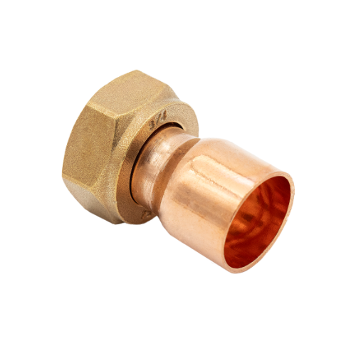 End Feed - Straight Cylinder Union - 22mm x 1"