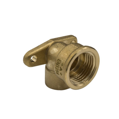 End Feed - Wallplate Elbow - 15mm x 1/2"