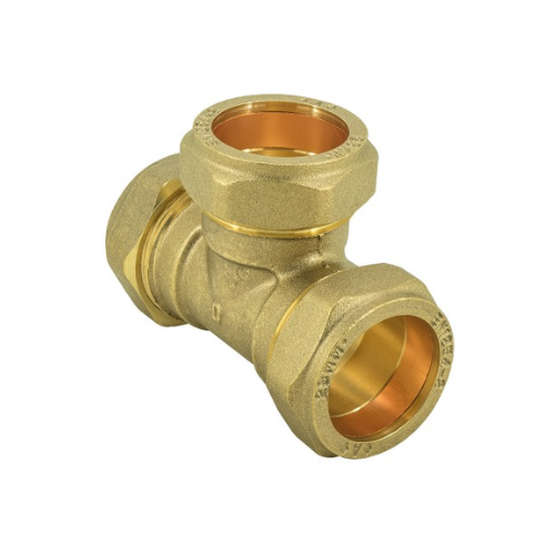 Brass Compression - Equal Tee - 12mm