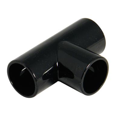 FloPlast Overflow Waste - Tee - 21.5mm Black - OS13B