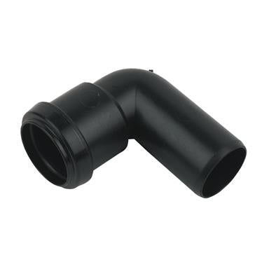 FloPlast Push Fit Waste - Conversion Bend 90° - 32mm Black - WP26B