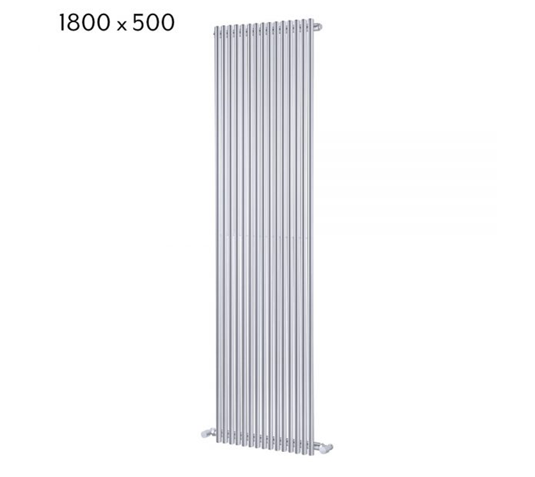 Iridio Vertical Radiator - 1800mm x 500mm - White