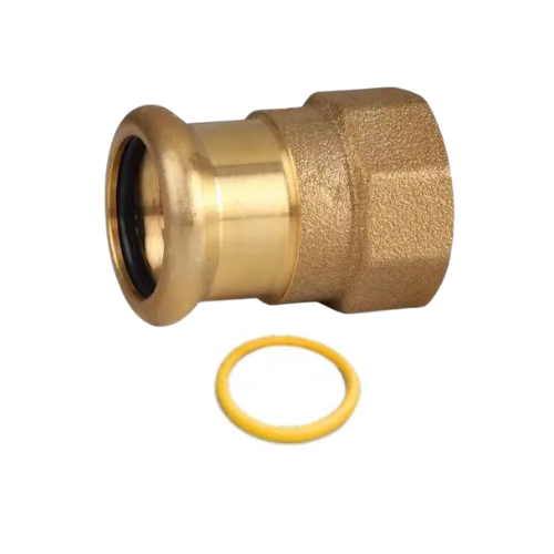 M-Press Fittings - Copper Gas - M-Profile - Press Fit - Female Iron Coupling - 22mm x 1/2"