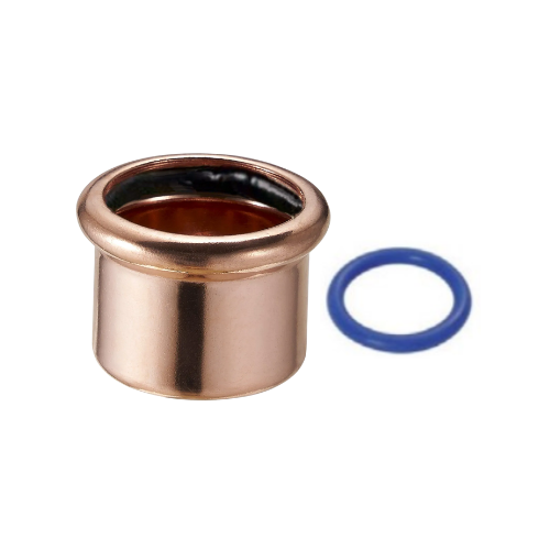 M-Press Fittings - Copper Steam - M-Profile - Press Fit - End Cap - 15mm