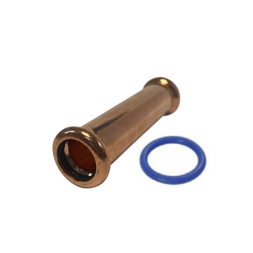M-Press Fittings - Copper Steam - M-Profile - Press Fit - Slip Coupling - 15mm