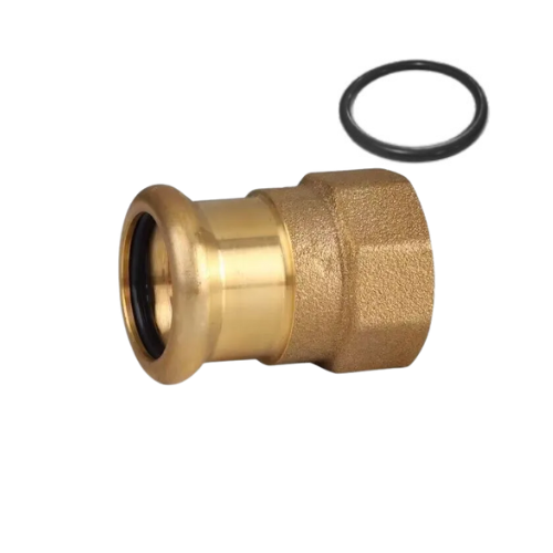 M-Press Fittings - Copper Water - M-Profile - Press Fit - Female Iron Coupling - 22mm x 3/4"