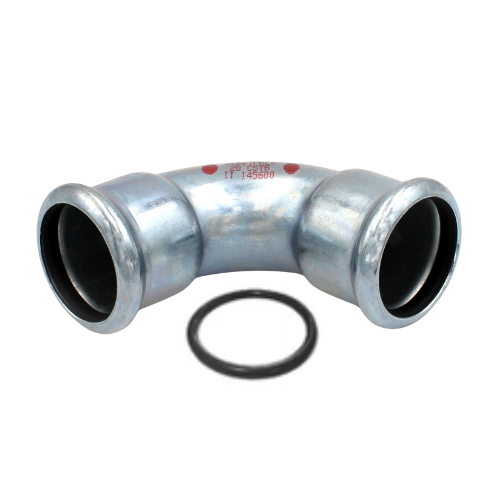 M-Press Fittings - Carbon Steel - M-Profile - Press Fit - Equal Elbow - 76mm