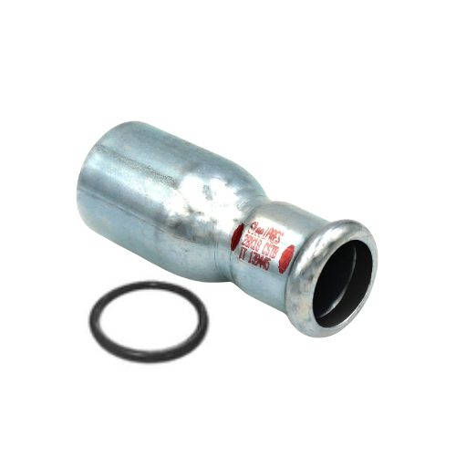 M-Press Fittings - Carbon Steel - M-Profile - Press Fit - Fitting Reducer - 76mm x 42mm