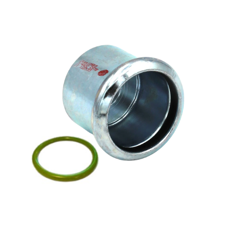 M-Press Fittings - Carbon Steel FKM for Solar, High Temp, Compressed Air & Industrial Heating - M-Profile - Press Fit - End Cap - 42mm