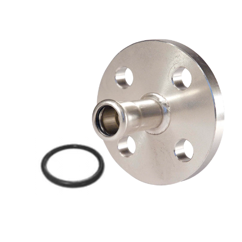 M-Press Fittings - Carbon Steel - M-Profile - Press Fit - Flange (4 Holes) with Press Joint - PN16 - 67mm / DN65