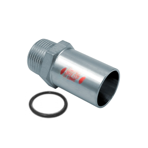 M-Press Fittings - Carbon Steel - M-Profile - Press Fit - Male Adaptor - 22mm x 3/4"