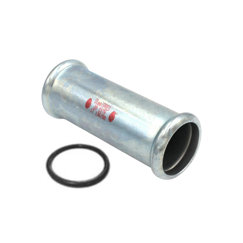 M-Press Fittings - Carbon Steel - M-Profile - Press Fit - Slip Coupling - 108mm