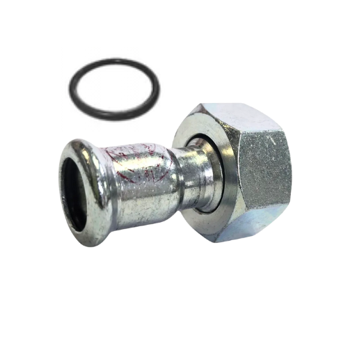 M-Press Fittings - Carbon Steel - M-Profile - Press Fit - Straight Tap Connector - 22mm x 1"