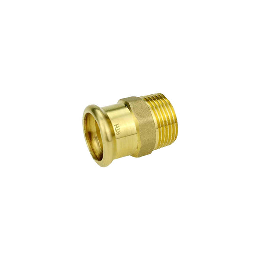 Press Fit Male Iron Coupler - M Profile - Water - 22mm x 3/4"