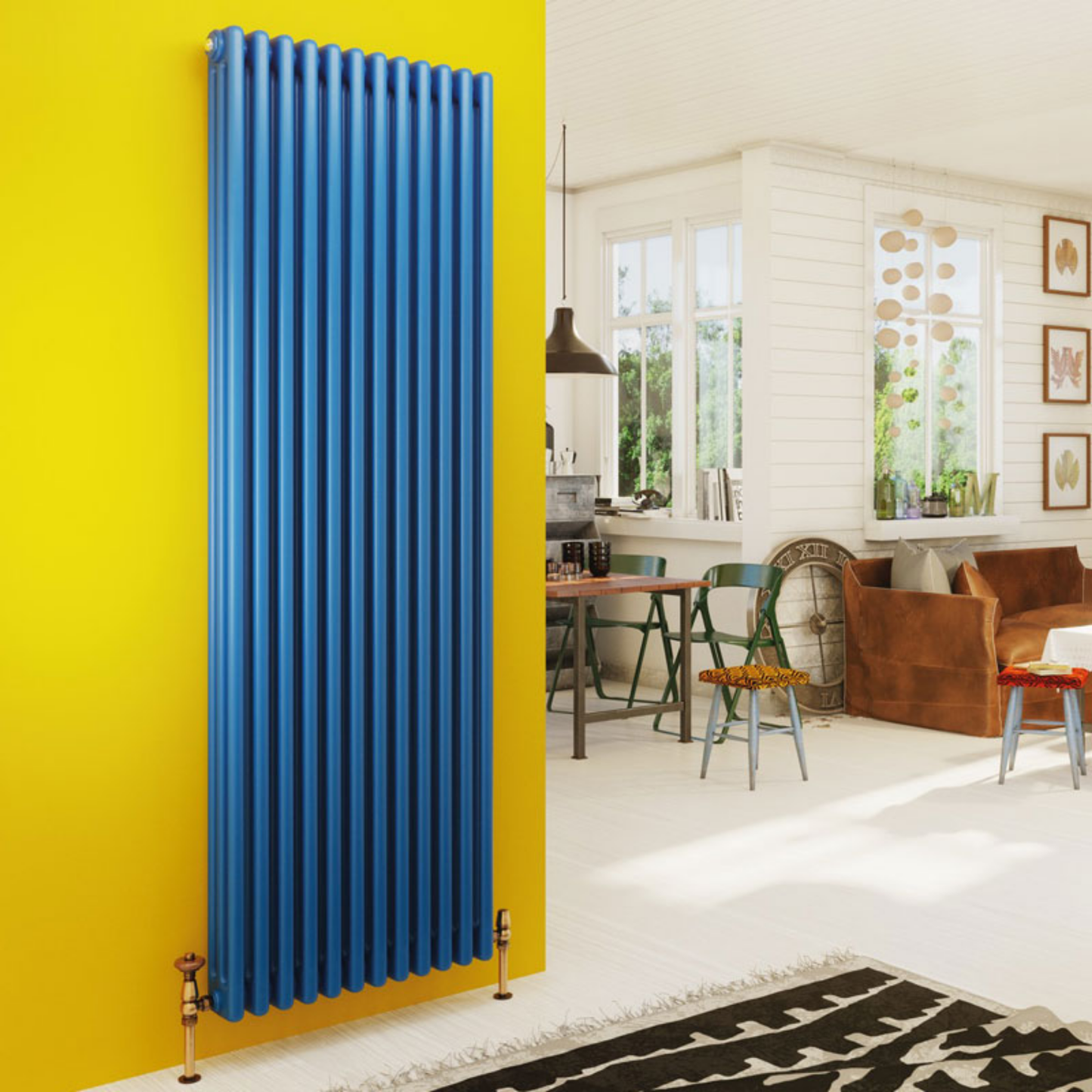 DQ Modus Made to Measure 5 Column Section - 900mm x 46mm - White (RAL 9016) - MODUS 5.900-W