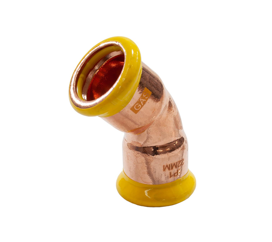 Pegasus PressFit Obtuse Elbow - M-Profile - Gas - 35mm (Pack of 2)