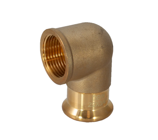 Pegasus PressFit Female Iron Elbow - M-Profile - Gas - 28mm x 1" (Pack of 2)